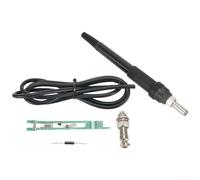Mango de soldadura compatible con T12 para unidades base 907 compatible con protocolo V2.1S para módulos STM32 y para funciones de lectura digital OLED (negro)