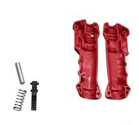 Mango de soldadura de nailon rojo para modelos Panasonic de doble escudo 200A 350A 500A con resorte de gatillo, pieza de repuesto antiquemaduras (nailon 350/500A)