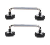 Mango de succión Diamond Design 2-Pack para refrigeradores (negro)
