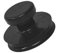 Mango de succión para cuenco tibetano, succión de cuenco, suministros para cuencos cantores, compatible con cuenco de Buda y de, goma negra, ligero, fácil de