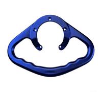 Mango de tanque de combustible Motocicleta trasera pasajero Grab Bar Reemplazo de aluminio para Suzuki, tapa de tanque CNC Accesorio de mango (azul)