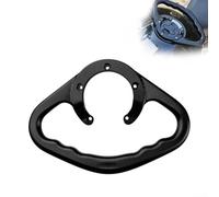 Mango de tanque de combustible Motocicleta trasera pasajero Grab Bar Reemplazo de aluminio para Suzuki, tapa de tanque CNC Accesorio de mango (negro)