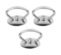 Mango de tapa de acero inoxidable para ollas de cocina, accesorio de repuesto diseñado para adaptarse a la mayoría de sistemas de montaje de tapa de utensilios de cocina estándar (3 piezas)