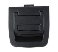 Mango de tapa de maletero para BMW X5 E70 E71 X6 tapete para maletero trasero de carga 2006 2013, modelos OEM 51479120283, compatible con llave y ojo de cerradura (A negro)