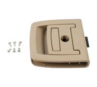 Mango de tapa de maletero para BMW X5 E70 E71 X6 tapete para maletero trasero de carga 2006 2013, modelos OEM 51479120283, compatible con llave y ojo de cerradura (B beige)