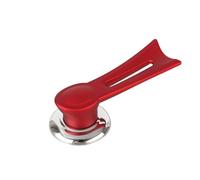 Mango de tapa de sartén extraíble, cubierta vertical de madera de acero inoxidable, sartén extraíble adecuada para cocina y almacenamiento. Este mango es resistente al desgaste y resistente y fiable