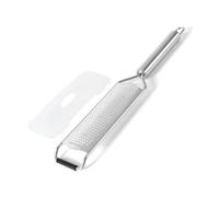 Mango de tubo de acero inoxidable para queso, glaciador de queso, jengibre, ajo, triturador de chocolate, herramienta de cocina