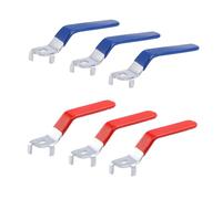 Mango de válvula de bola de acero inoxidable con agujero de 5 x 8 x 2 mm, para reemplazo y reparación de tubos de manguera de grifo al aire libre