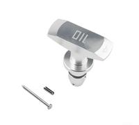 Mango de varilla de medición de aceite de motor compatible con Ford Mustang GT V8 GT500 1999-2011 actualización de moldura de metal (plata)