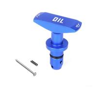 Mango de varilla de medición de aceite de motor compatible con Ford Mustang GT V8 GT500 1999-2011 actualización de moldura de metal (azul)