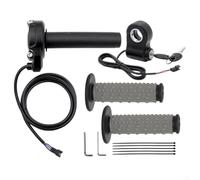 Mango del acelerador recubierto de silicona para scooters eléctricos y motocicletas que soporta la aceleración controlada a través del agarre texturizado (negro)