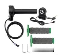 Mango del acelerador recubierto de silicona para scooters eléctricos y motocicletas que soporta la aceleración controlada a través del agarre texturizado (verde)