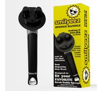 Mango dispensador de jab n original de Smilyeez para la esponja sonriente (negro)