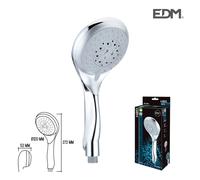 Alcachofa de Ducha EDM 12 x 5,2 x 27,2 cm ABS Moderno Cromado