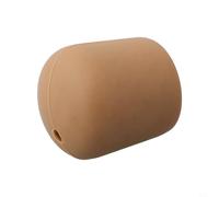 Mango elástico de silicona suave para caña de pescar, tapa protectora con agujeros de drenaje, diseño transpirable para prolongar la vida útil de las asas de la caña de pescar (L marrón)