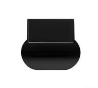 Mango elevador de asiento de inodoro, material de policarbonato antideslizante higiénico para baño, ayuda de palanca sanitaria simple y limpia, negro, blanco y gris (negro)