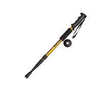 Mango en T Mango Recto Bastón de Trekking telescópico Que Absorbe los Golpes Senderismo al Aire Libre y Escalada Rodillera Antideslizante Bastón for Caminar Profesional(Yellow,M)