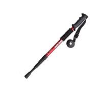 Mango en T Mango Recto Bastón de Trekking telescópico Que Absorbe los Golpes Senderismo al Aire Libre y Escalada Rodillera Antideslizante Bastón for Caminar Profesional(Red,M)