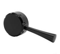 Mango ergonómico de café de repuesto para Sage para barista Express (negro) | Compatible con Breville 870/875/876/878, para aleación de aluminio premium, resistente al desgaste, aspecto metálico elegante
