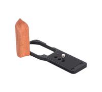 Mango ergonómico de madera para cámara ZR que mejora los agarres y el soporte de liberación rápida de fácil acceso a la batería