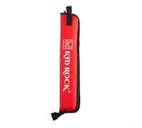 Mango ergonómico en esta bolsa de baquetas resistente al agua que hace que sea fácil llevar tu equipo a cualquier lugar (rojo)