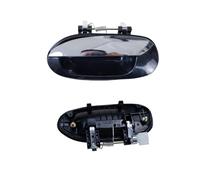 Mango exterior Coche Manija Exterior Puerta Para Kia Para Carens Cromada Delantera Y Trasera Color Negro(1 Set (4 Pcs))