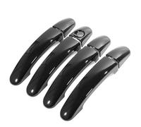 Mango exterior Coche Para Ford Para Focus 2005 2006 2007 2008 2009 2010 2011 Cubierta Manija Puerta Coche Cromada Negra Brillante Embellecedora Manija Puerta Exterior Manija Puerta Exterior(Black)