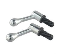 Mango fijo ajustable, 2 piezas con tornillo de bloqueo de mesa de rosca para piezas de fresadoras compatibles con modelos Bridgeport