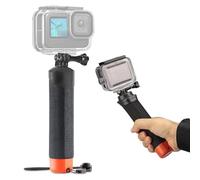 Mango Flotante para GoPro Hero 12/11/10/9/8/7/6/5, Palo de Mano Subacuático 18 cm con Correa de Seguridad y Espuma Antideslizante, Accesorio Impermeable para Cámara de Acción, Buceo y Snorkel