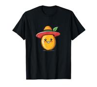 Mango fresco en un sombrero sombrero difundiendo la risa Camiseta