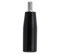 Mango giratorio con rosca interior M6/M8/M10 para fresadora, pomo giratorio de plástico y metal para torno y amoladora, mango de volante negro para un fácil montaje en máquinas herramienta (M8 x 63)