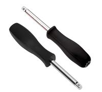 Mango giratorio de 1/4 pulgadas, herramienta de conexión de mango de destornillador cuadrado para reparación de mantenimiento, paquete de 2