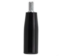 Mango giratorio M6 M8 para m10 con rosca exterior, manivela para fresadora, torno, lijadora, máquina herramienta, maquinaria industrial, plástico, metal, negro, plata, fácil montaje (M8 x 63)