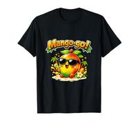 Mango-go Gafas de Sol Kawaii Chibi Mango Tropical Graphic Camiseta