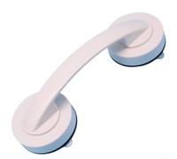 Mango grande con ventosa para puertas correderas, perilla de puerta sin perforaciones para refrigerador y armario, ayuda de movilidad antideslizante, 19,4 cm (blanco)