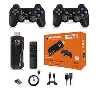 Mango inalámbrico de doble sistema retro para TV, consola de juegos HDMI compatible con salida HD Micro USB 5V/1.5A Android 8K (64G + 15000 juegos)