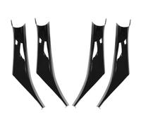 Mango Interior Para Reposabrazos Para X3 X4 G01 G02 2019-2022 Manijas Puerta Interiores Coche Panel Embellecedor Tirar Cubierta Manija Interior ABS(4 Pcs Gloss Black)