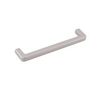 Mango LA 160 mm - Tirador para muebles ancho 172 mm - elegante y atemporal - Mango de cinc fundido a presión efecto acero inoxidable