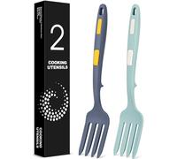 Mango largo flexible de silicona, herramienta de cocina resistente al calor de 11.6 pulgadas, mezclador antiadherente para ingredientes, puré de alimentos, batidor de huevos (GT)