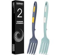 Mango largo flexible de silicona, herramienta de cocina resistente al calor de 11.6 pulgadas, mezclador antiadherente para ingredientes, puré de alimentos, batidor de huevos (GT)