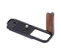 Mango lateral de madera para cámara digital RX1R3, construcción ligera, orificio para tornillo de 1/4 pulgadas para acceso profesional a la batería