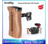 Mango lateral de madera Universal SmallRig para jaula de cámara DSLR con zapata fría para roscas de 1/4 "-20 con distancia de 18mm en el lado-2093C Handle 2093C