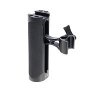 Mango lateral derecho izquierdo para jaula de cámara con soporte de zapata fría para micrófonos, luz de video, fotografía, uso de cámara de mano