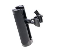 Mango lateral izquierdo derecho para jaula de cámara con soporte de zapata fría para micrófonos, fotografía de luz de vídeo, uso de soporte de cámara de mano