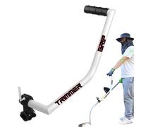 Mango para desbrozadora - Diseño metálico ligero, ayuda para la estabilidad de corte al aire libre, para el equilibrio de la postura del brazo, accesorio de manipulación de precisión