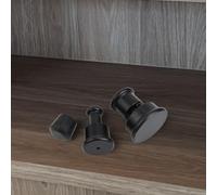 Mango para rueda de presión de borde para carpintería, herramienta de aleación de aluminio con funda de goma gruesa y rodamiento suave, compatible (3)