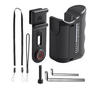 Mango pequeño para aparejo, soporte de localización de cámara, soporte digital ABS estabilizador de mano para vlogging, grabación, fotografía de calle, selfie para hombres y mujeres, video al aire