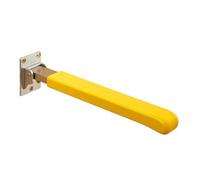 Mango plegable de 24 pulgadas, agarre inodoro grueso antideslizante seguridad montado en la pared for herramienta asistente superior amarillo Barra de Apoyo para Inodoro