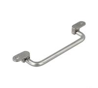 Mango plegable de acero inoxidable 304 que ahorra espacio, agarre de resorte móvil resistente para aplicaciones pesadas, tamaños variables (180 mm)