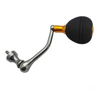 Mango plegable de EVA de un solo brazo para esferas para carrete STRADIC con eje de aleación para un funcionamiento más suave y una mordida más apretada (dorado)